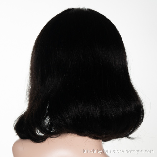Pre Plucked Bleached Knots Wigs 150 HD Remy Closure  Bob Lace Front Wigs 13x4 Straight Lace Front Wig